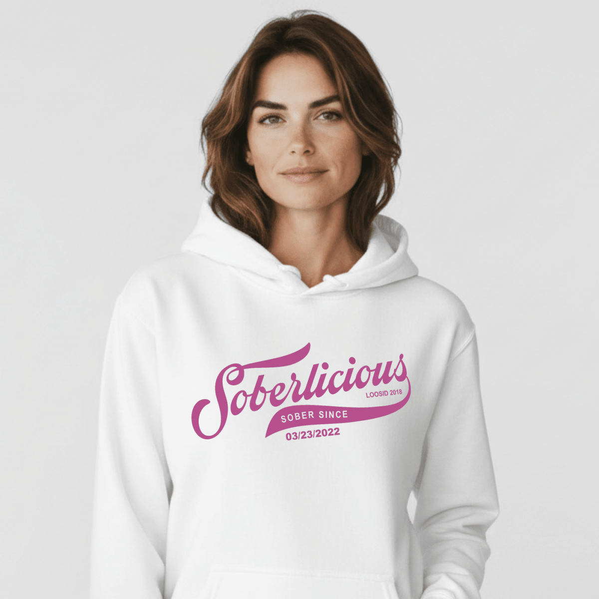 Soberlicious Recovery Hoodie side view (view 6)