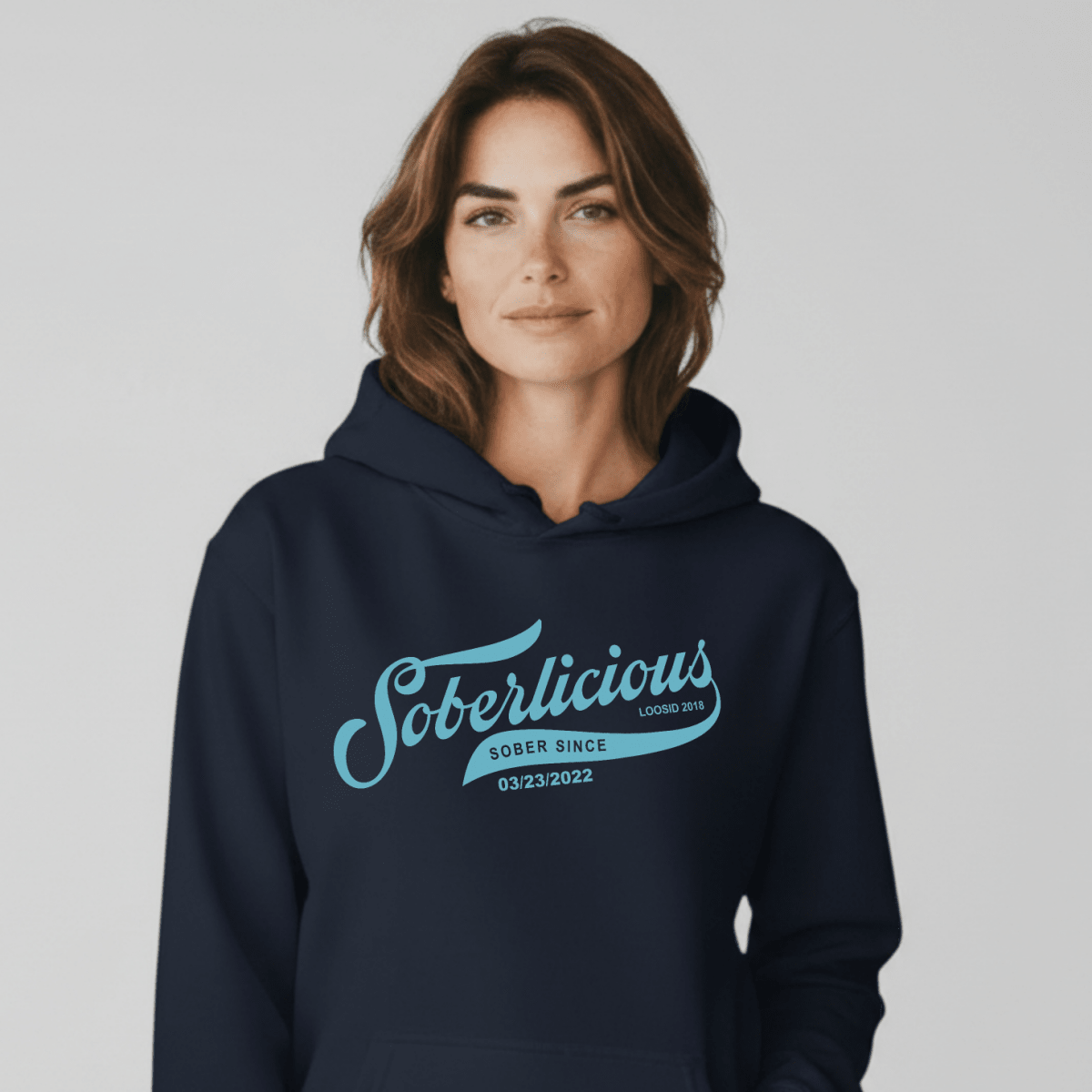 Soberlicious Recovery Hoodie packaging detail (view 18)