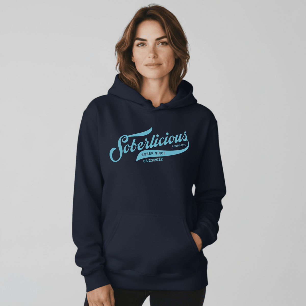 Soberlicious Recovery Hoodie fit detail (view 19)