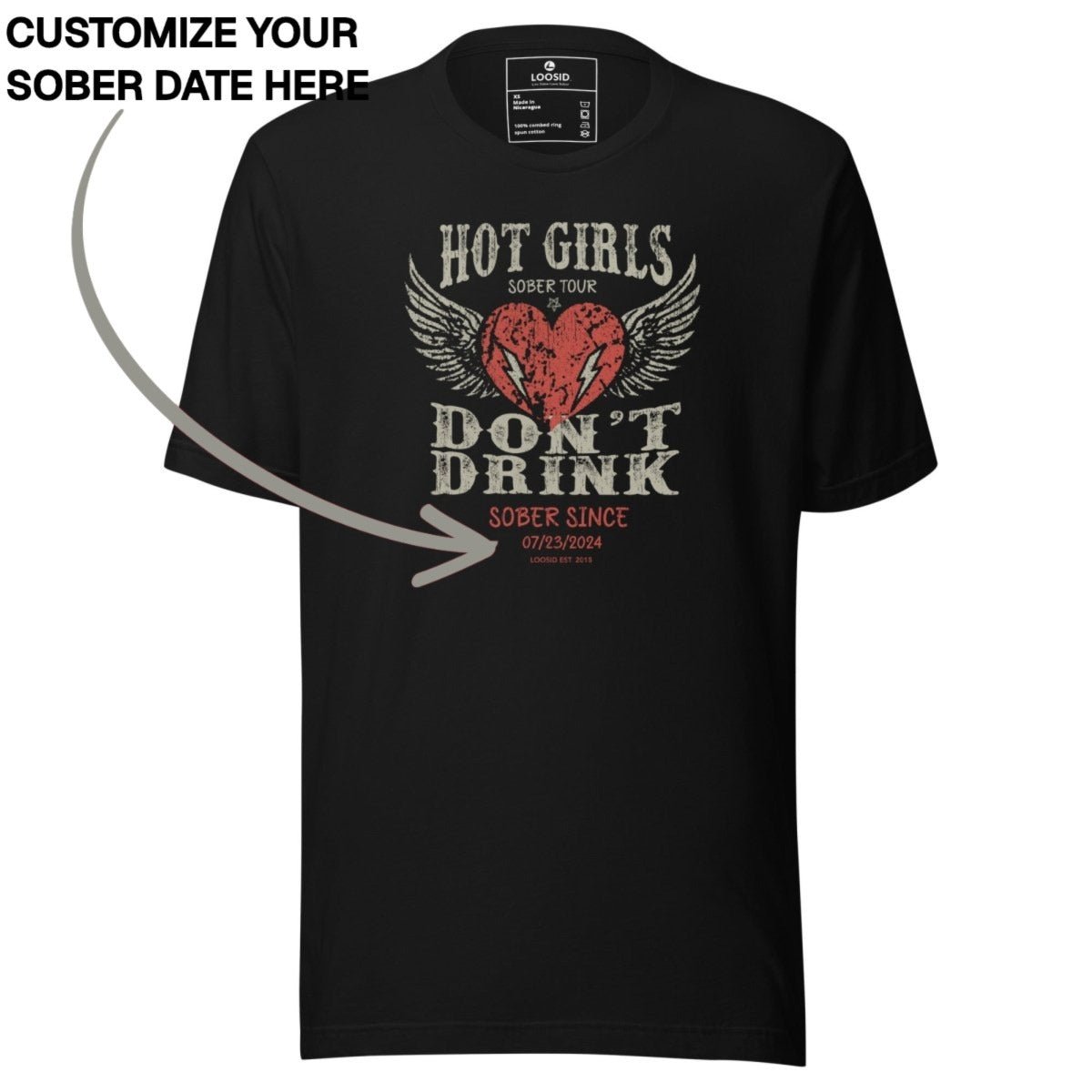 Sober T Shirt | Women's Hot Girls Don't Drink