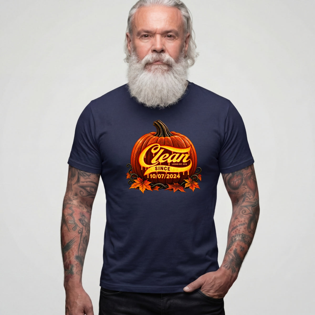 Clean T Shirt | Men's Clean Since Pumpkin