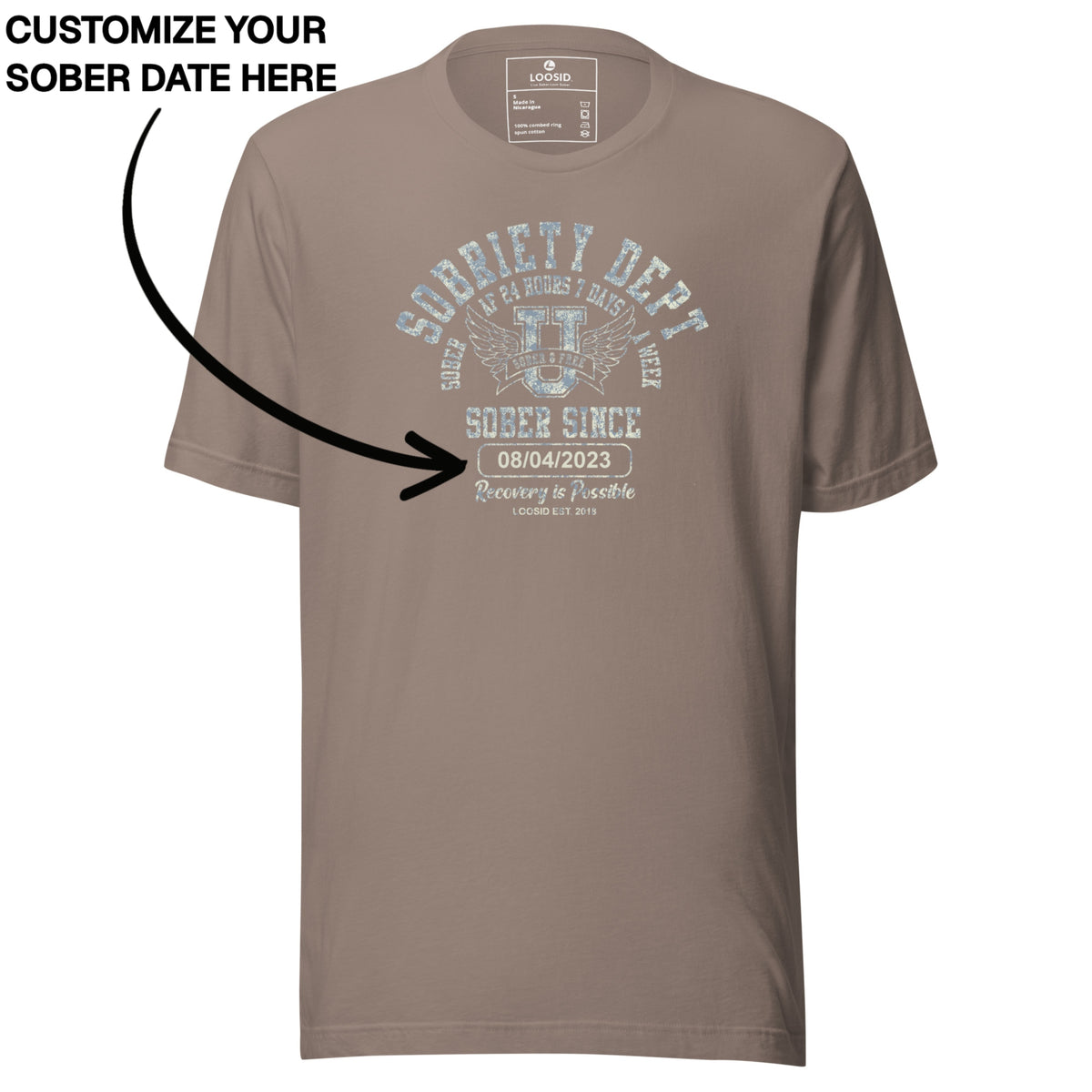 Sober T Shirt | Men's Sobriety Dept