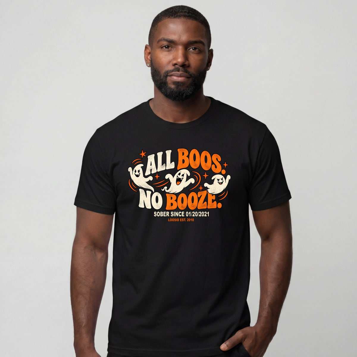 Sober T Shirt | Men's All Boos No Booze