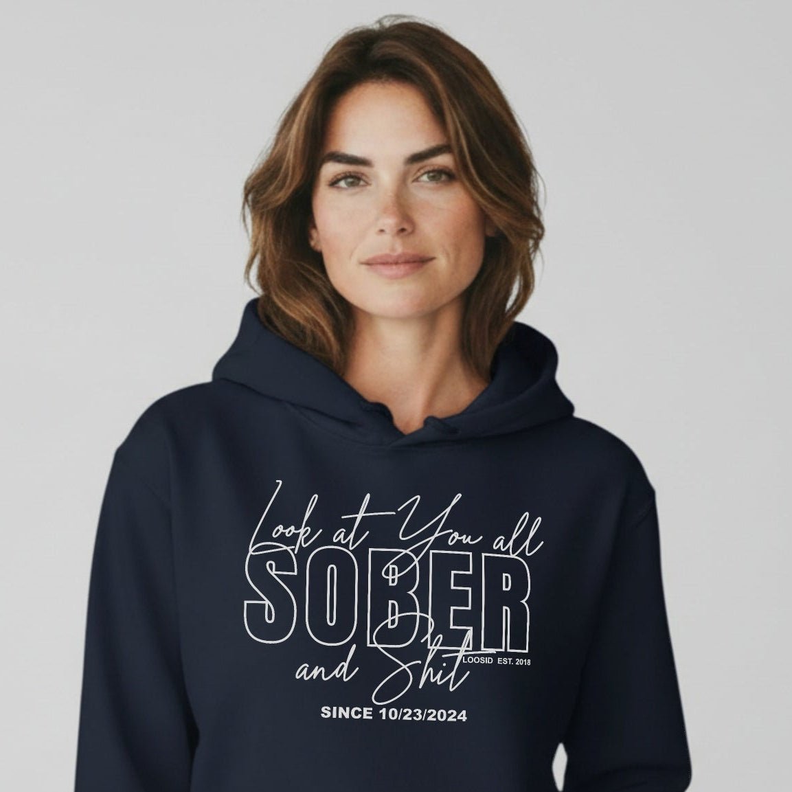Look at You Sober Women's Personalized Hoodie