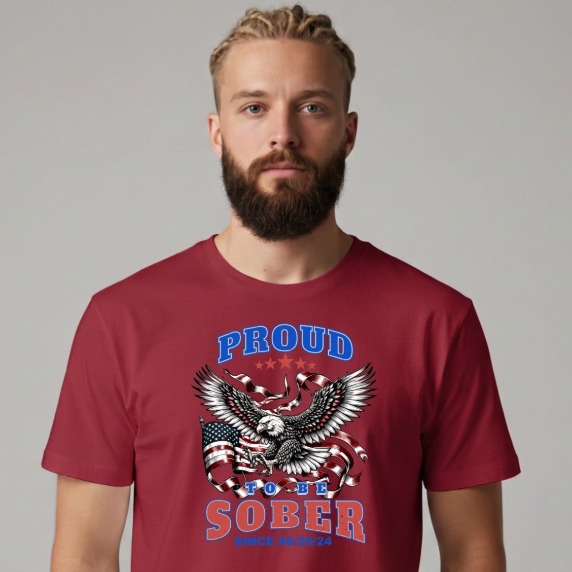 Sober T Shirt | Men's Proud To Be Sober