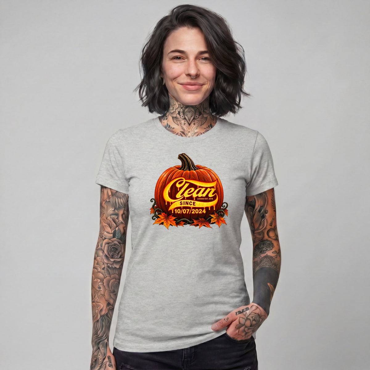 Clean T Shirt | Women's Clean Since Pumpkin