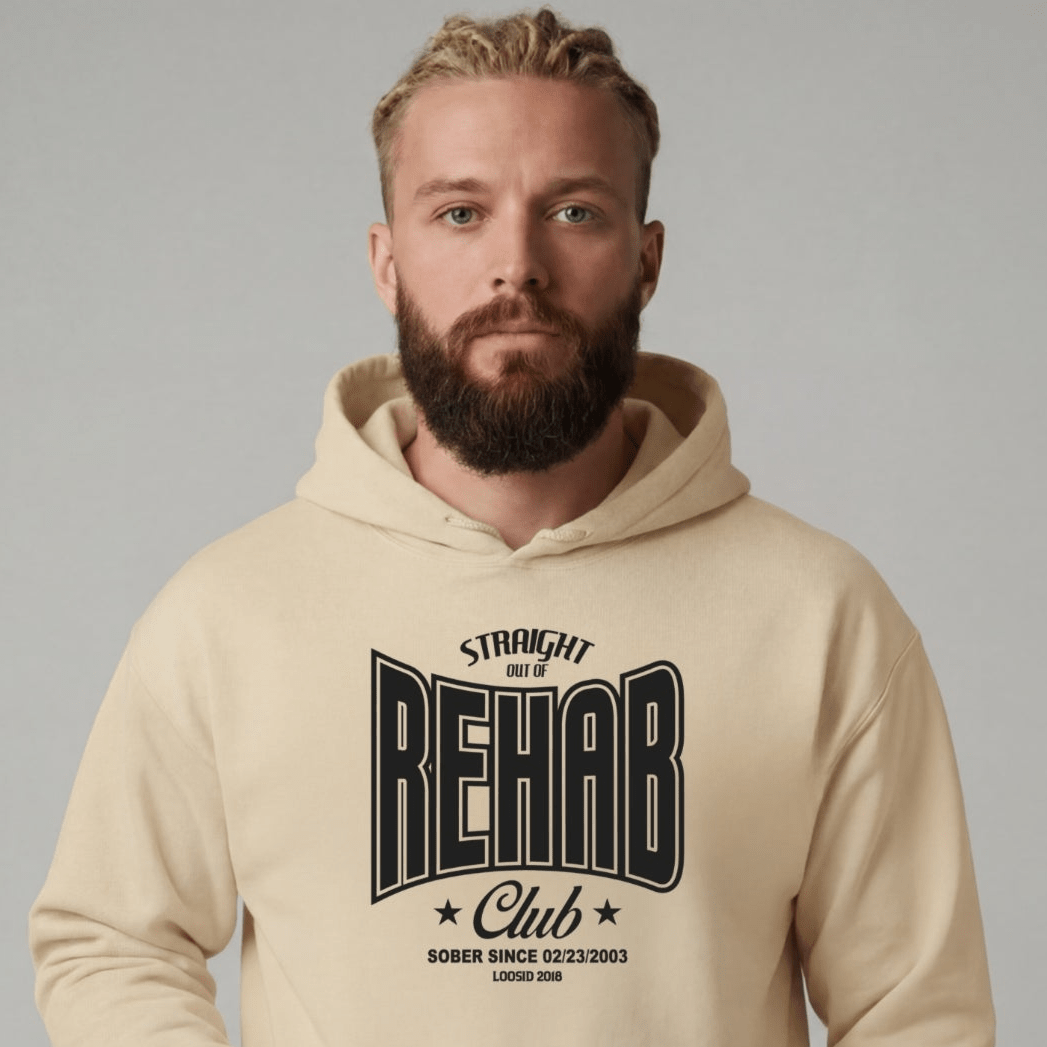 Recovery Hoodie | Men's Straight Out of Rehab Club