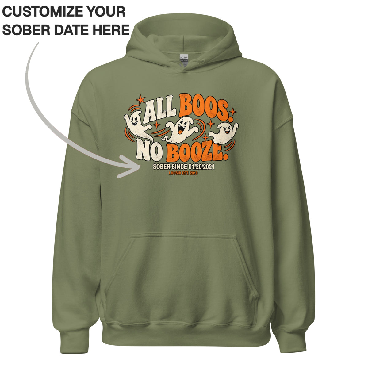 Recovery Hoodie | Women's All Boos No Booze
