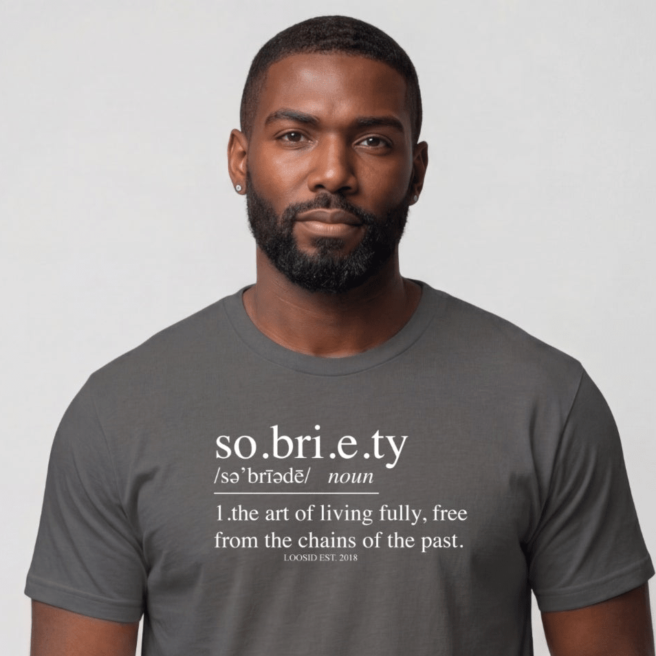 Sober T Shirt | Men's Sobriety Definition