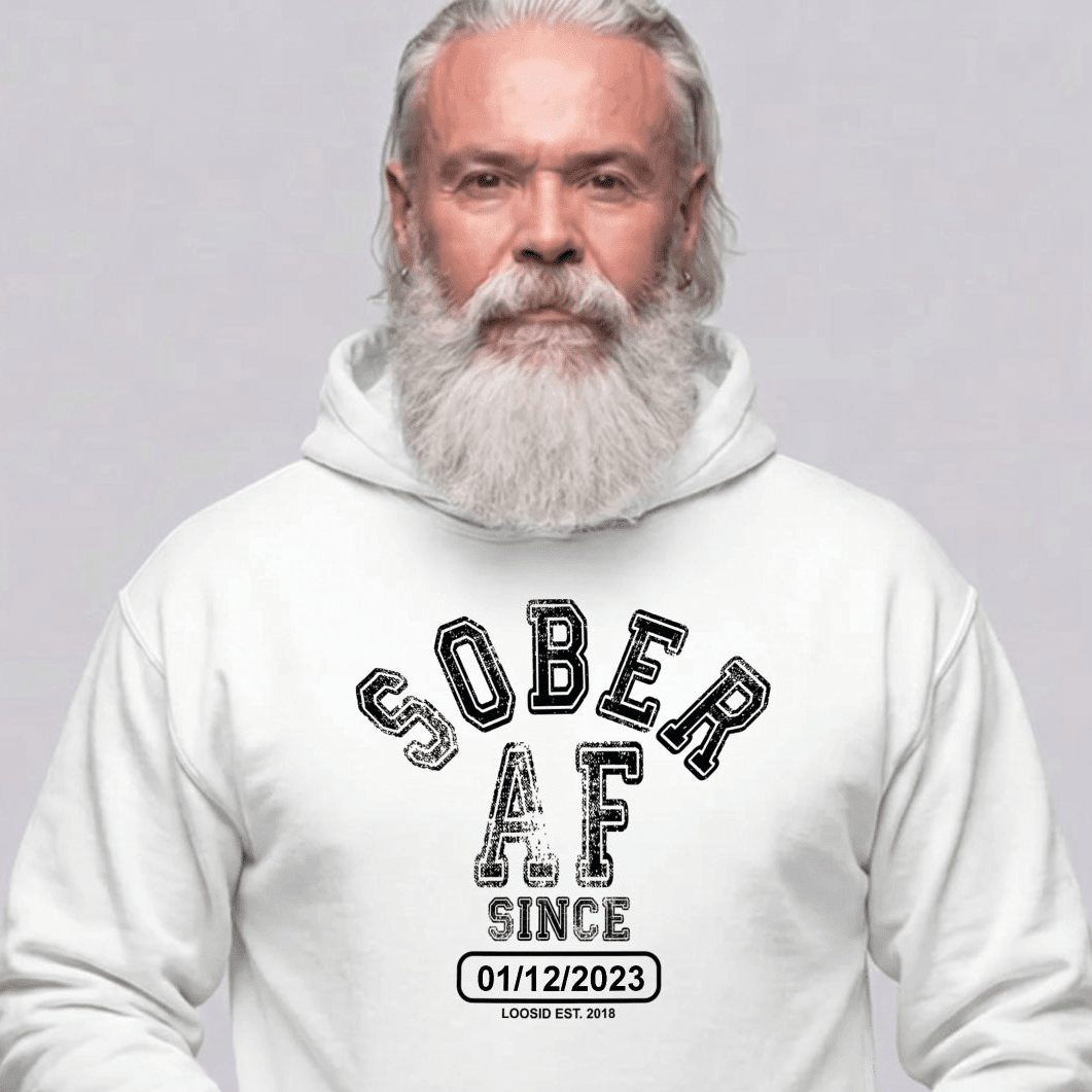 Recovery Hoodie | Unisex Sober AF Since