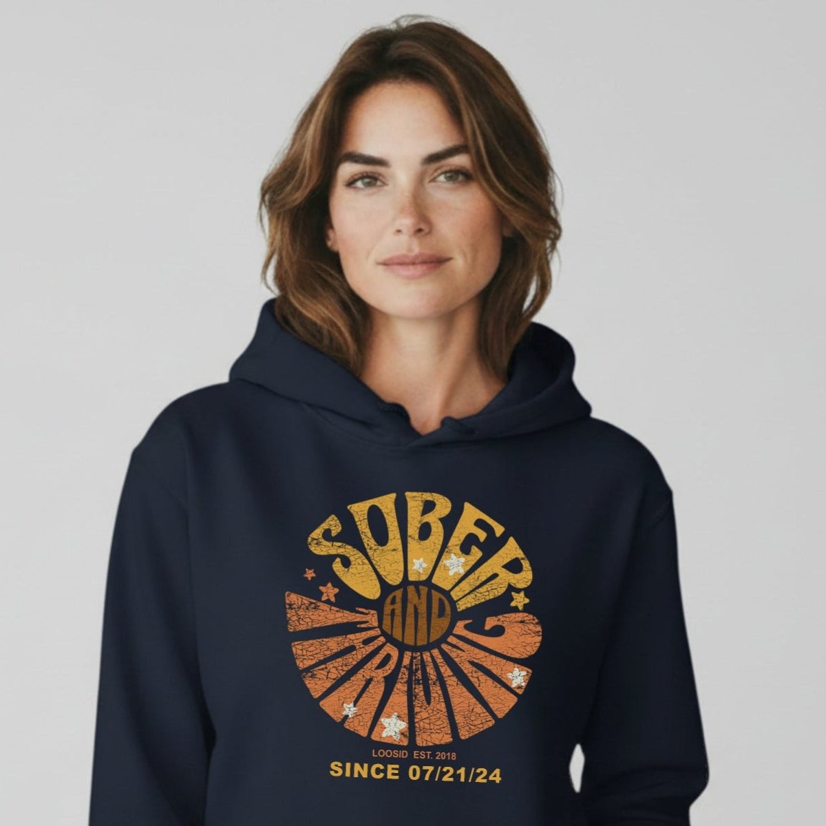 Sober & Thriving Women's Personalized Hoodie