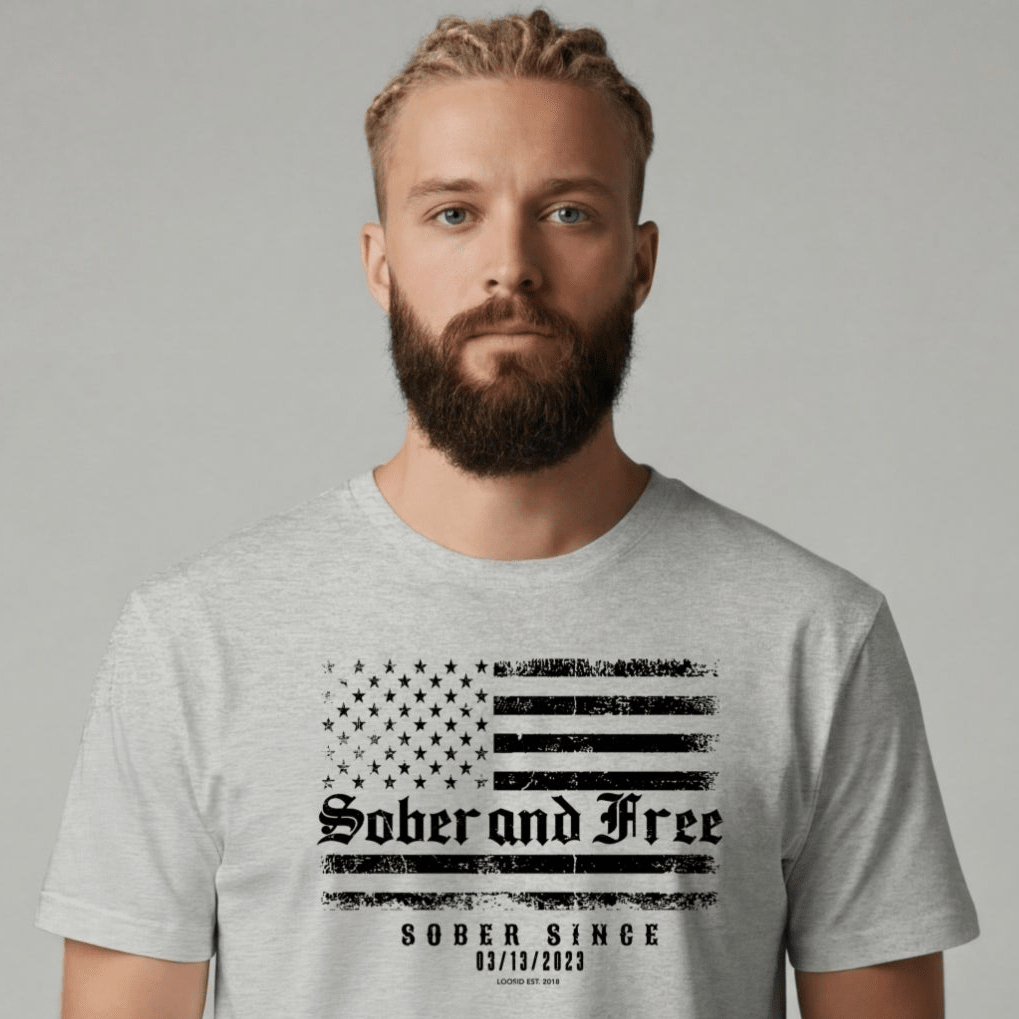 Sober T Shirt | Men's Sober and Free