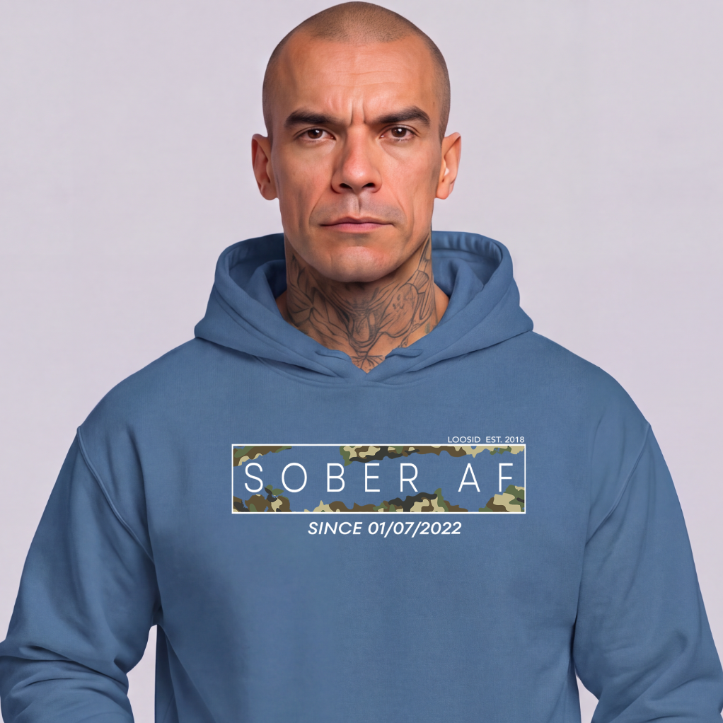 Recovery Hoodie | Men's Sober AF Camo