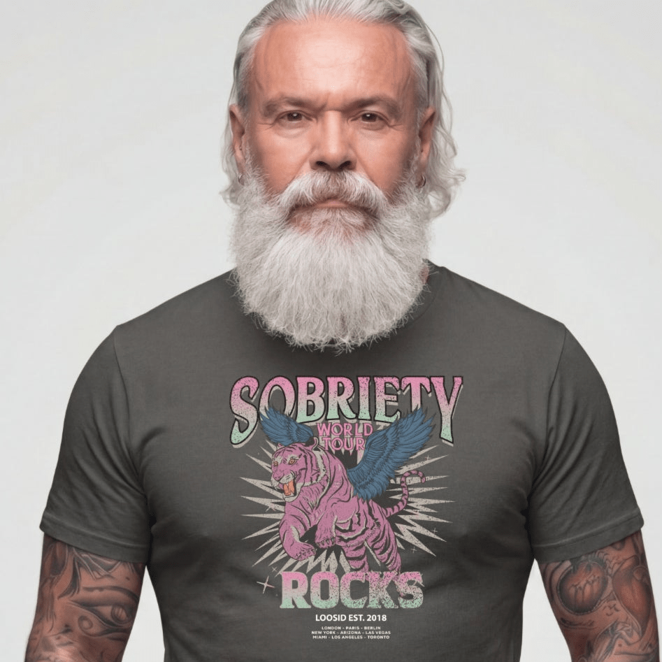 Sober T Shirt | Men's Sobriety Rocks