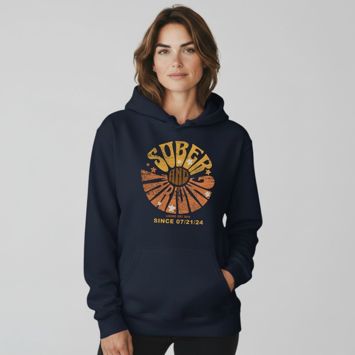 Sober & Thriving Women's Personalized Hoodie