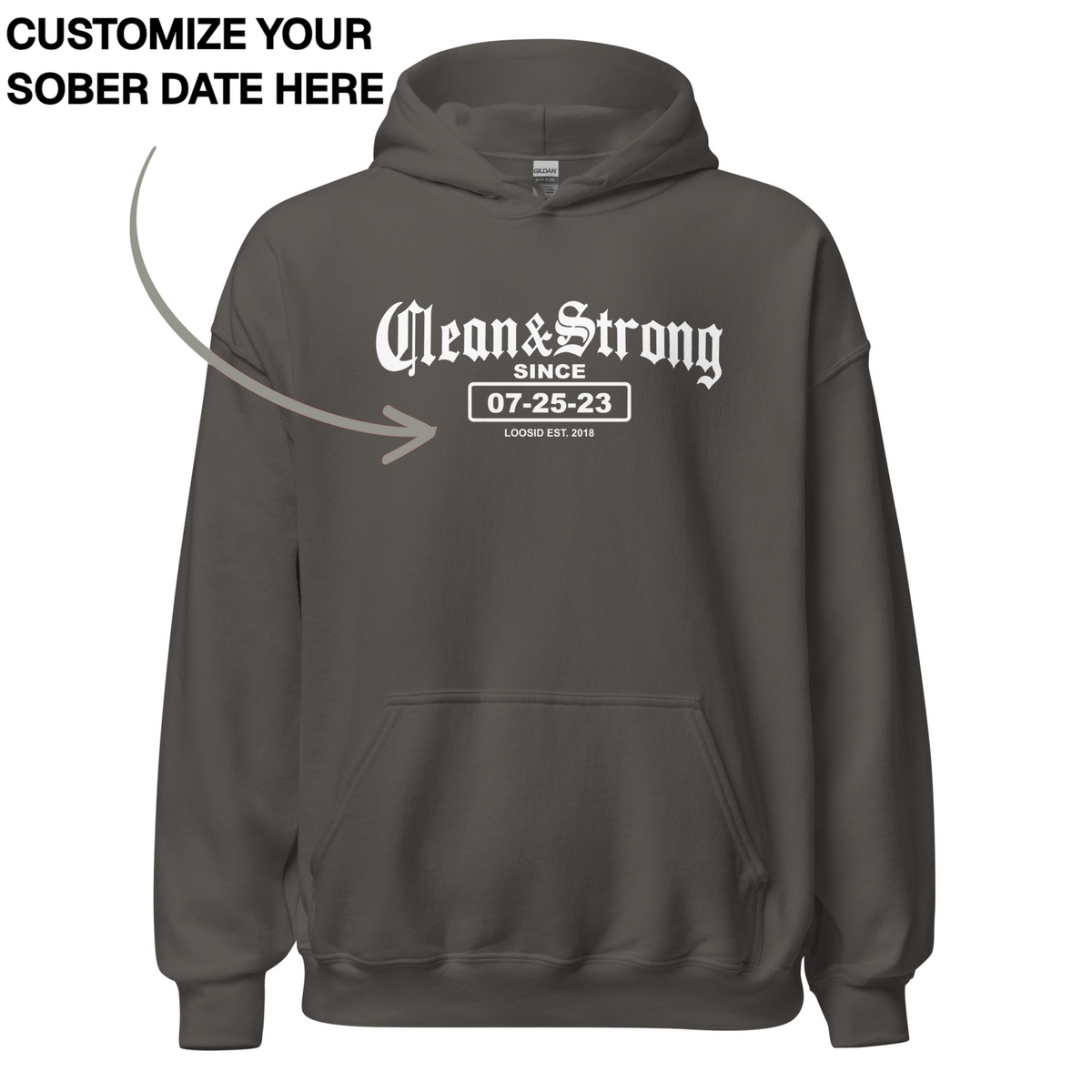 Recovery Hoodie | Women's Old School Clean & Strong