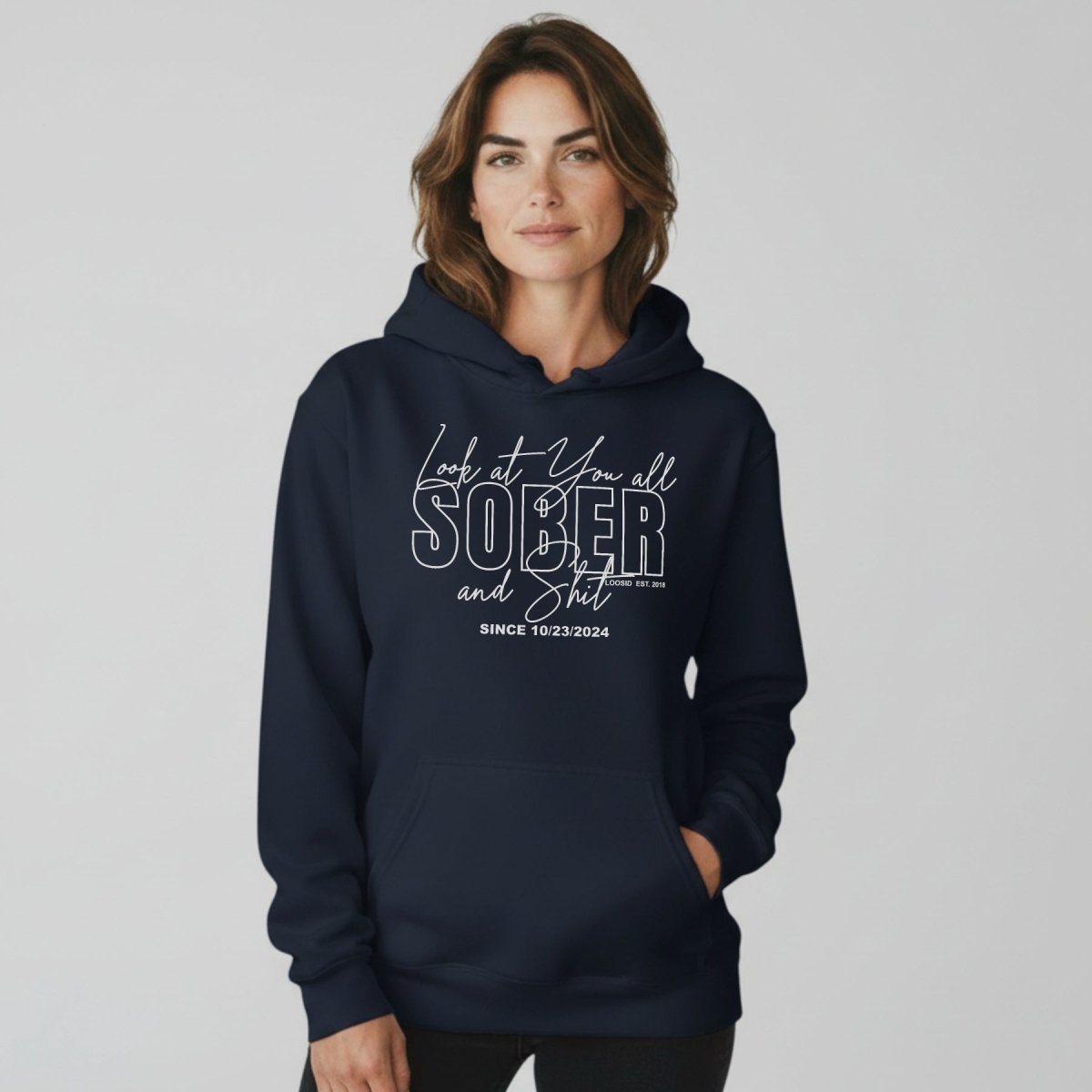 Look at You Sober Women's Personalized Hoodie