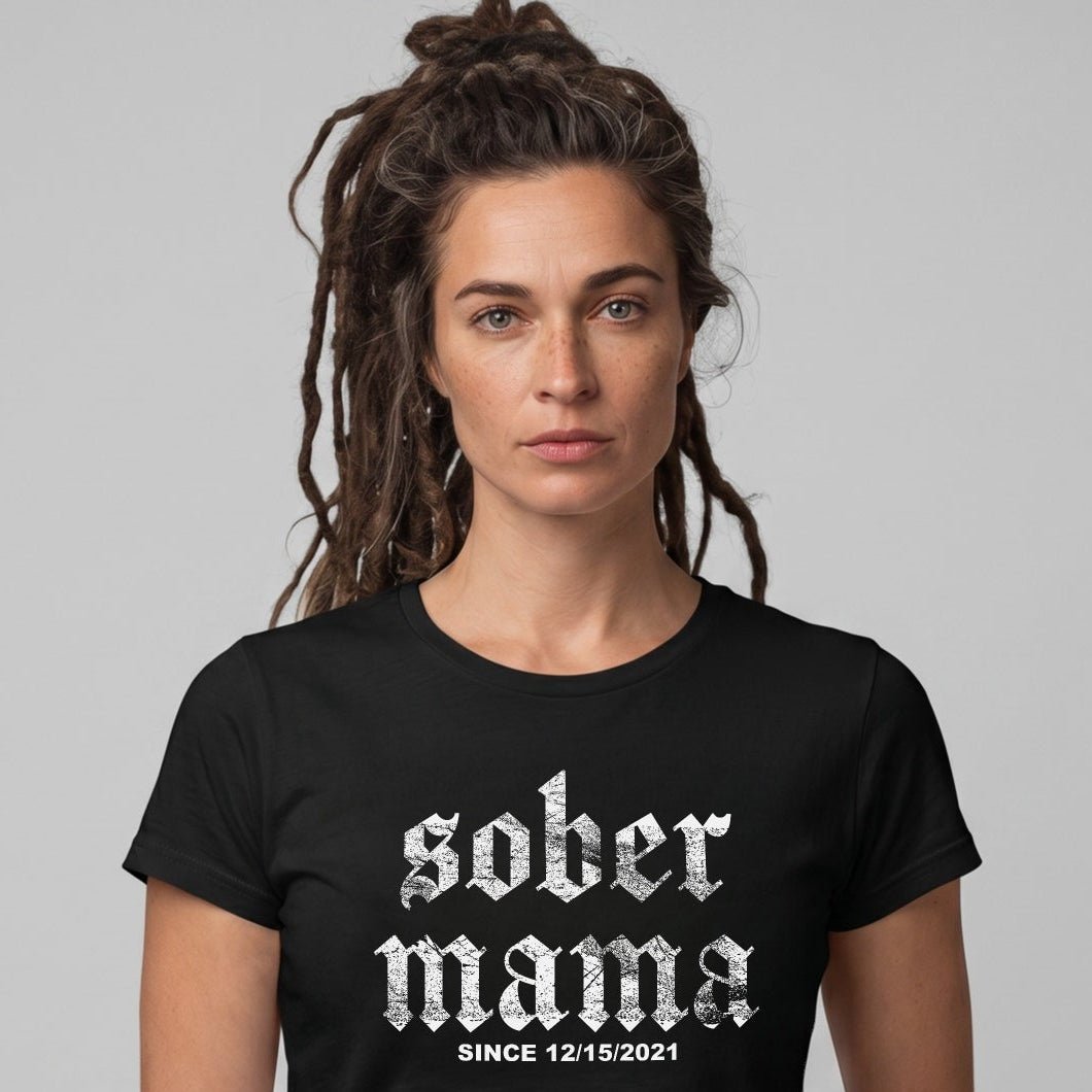 Sober Mama Women's Personalized T-shirt