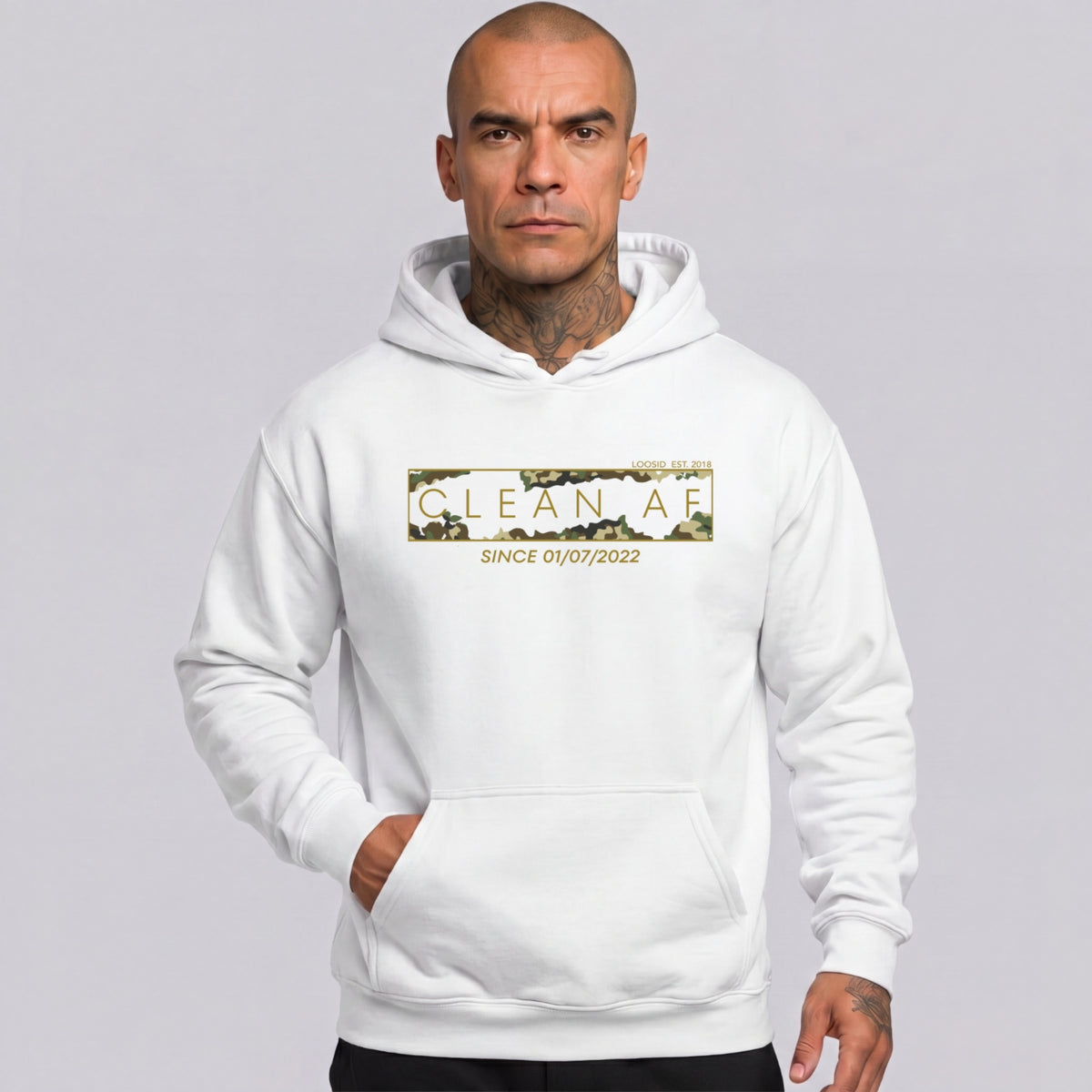 Recovery Hoodie | Men's Clean AF Camo