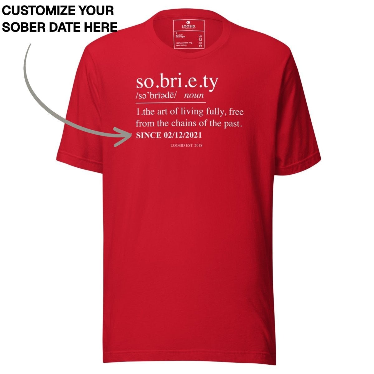 Sober T Shirt | Men's Sobriety Definition
