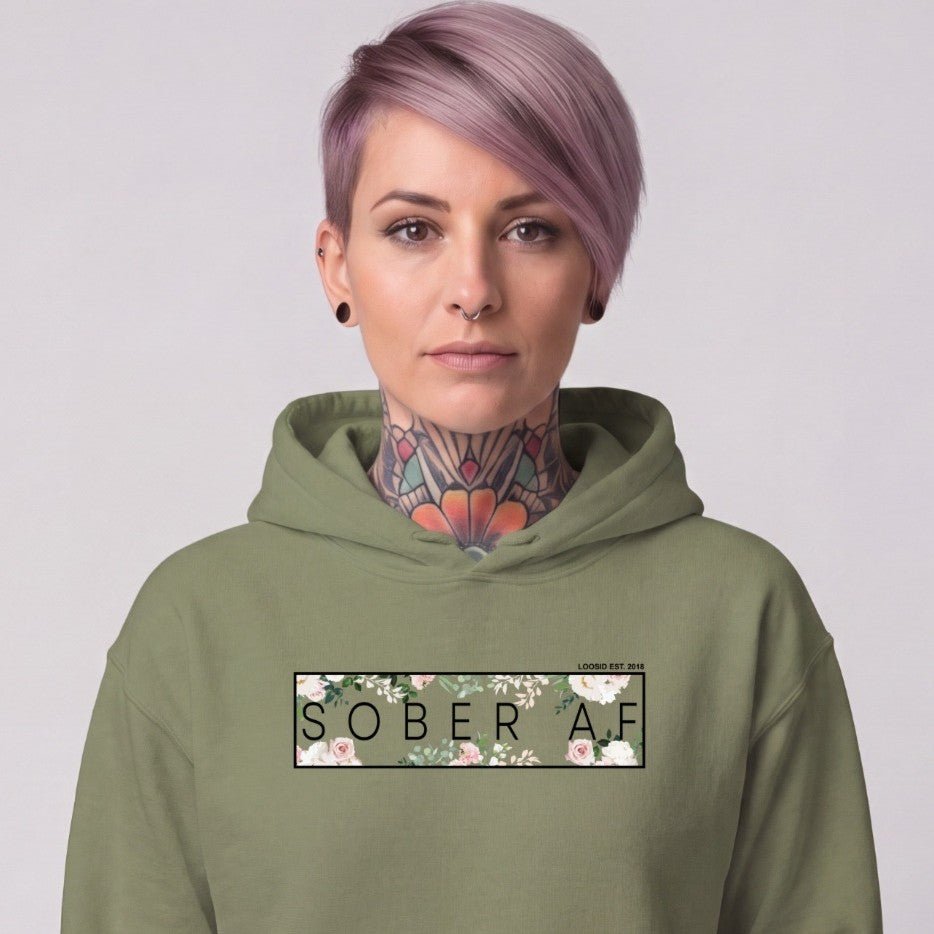 Recovery Hoodie | Women's Sober AF Flower