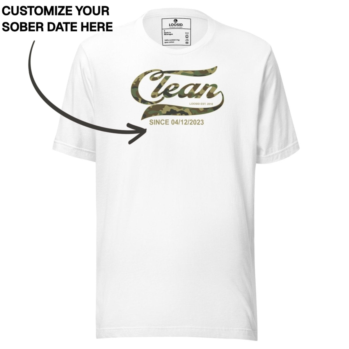 Clean T Shirt | Men's Clean Since Camo