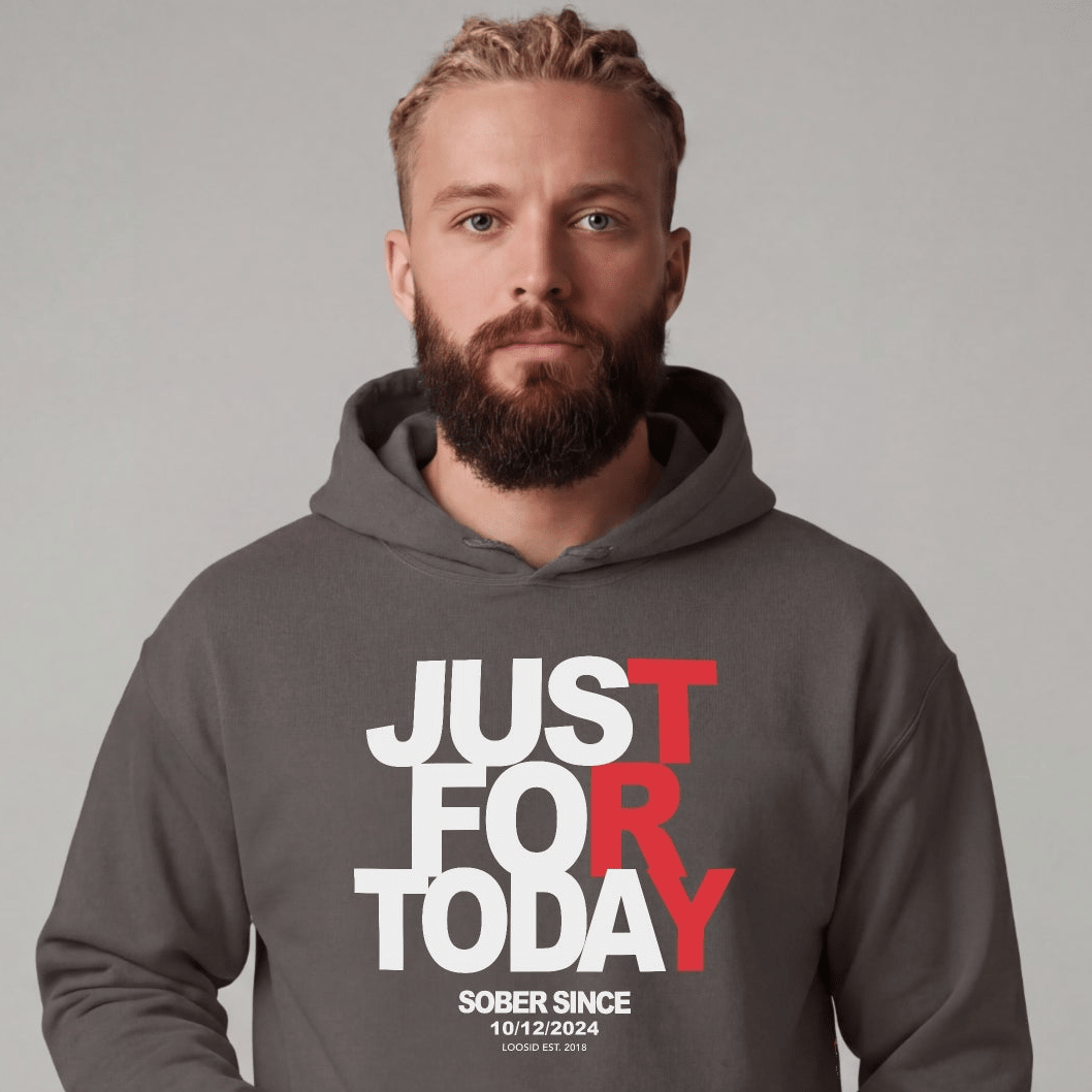 Recovery Hoodie | Men's Just For Today Hoodie
