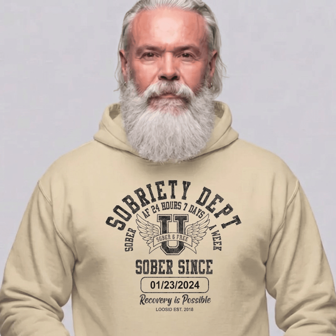 Recovery Hoodie | Unisex Sobriety Dept