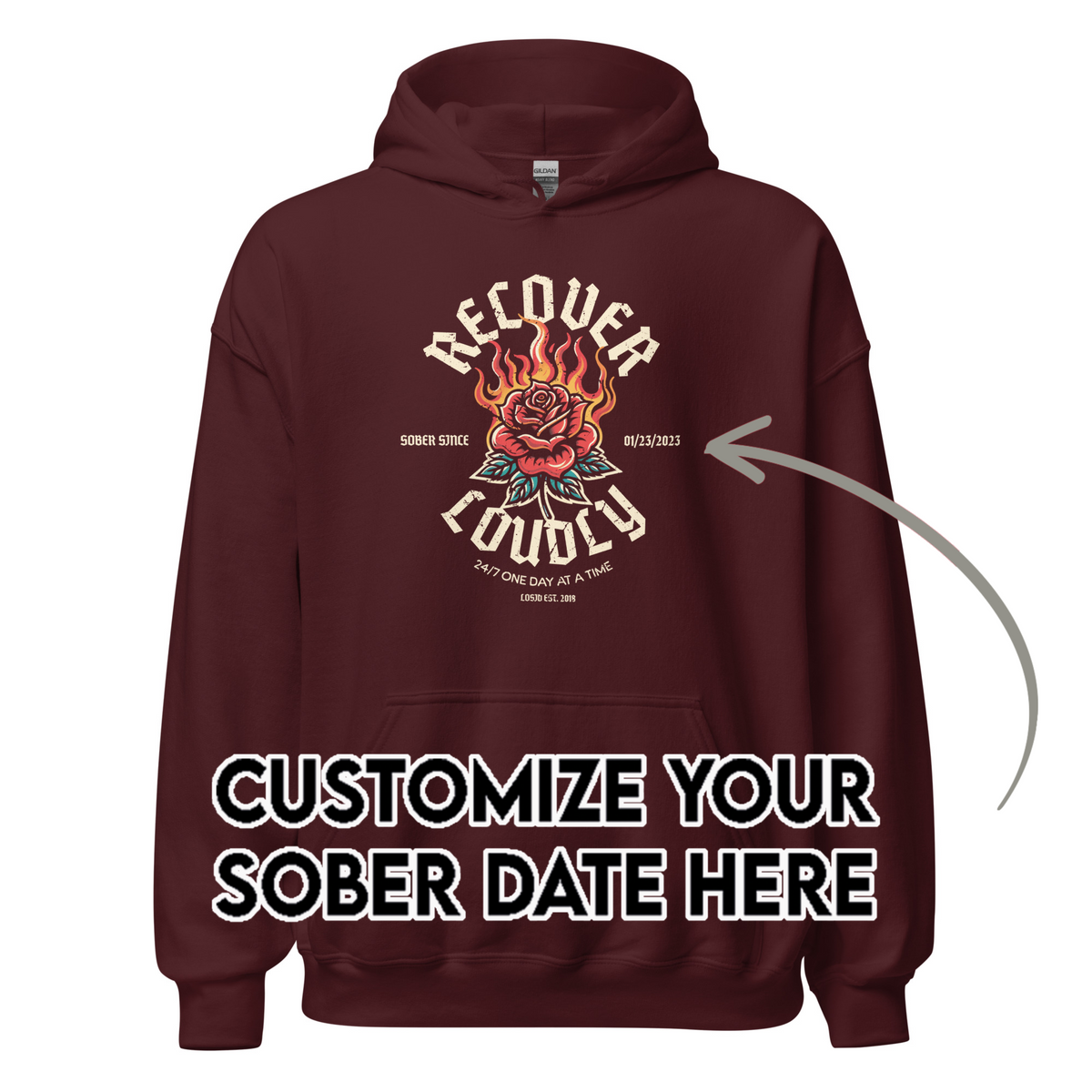 Recovery Hoodie | Men's Recover Loudly