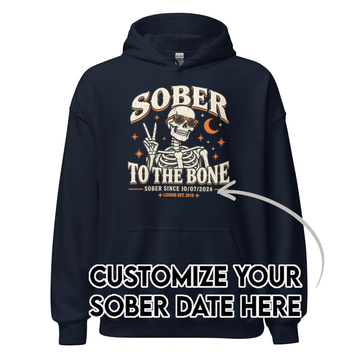 Recovery Hoodie | Women's Sober To The Bone