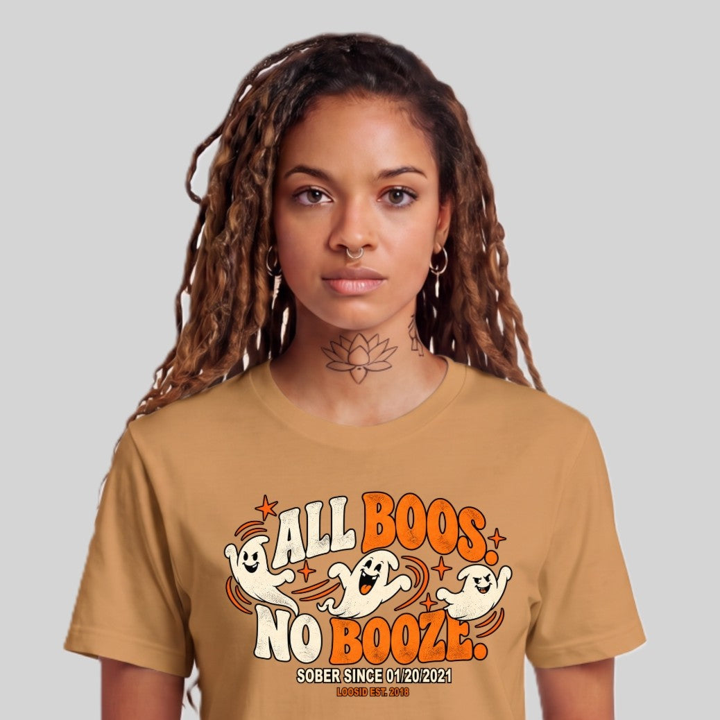 Sober T Shirt | Women's All Boos No Booze