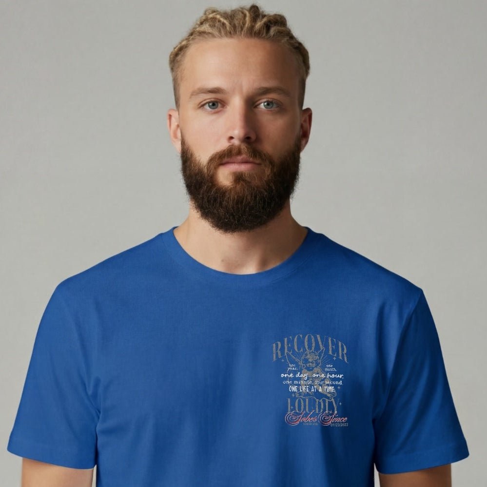 Recovery T Shirt | Men's Recover Loudly Limited-Edition