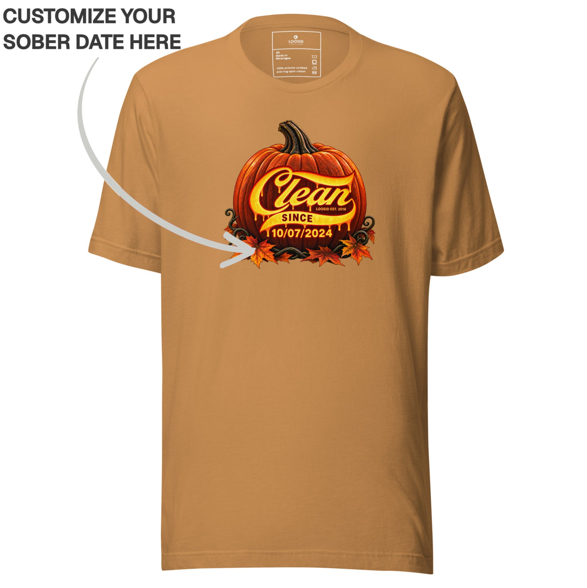 Clean T Shirt | Women's Clean Since Pumpkin