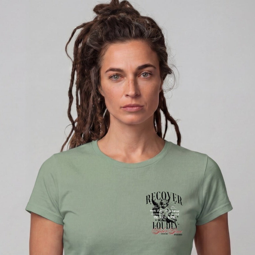 Recovery T Shirt | Women's Recover Loudly Limited-Edition