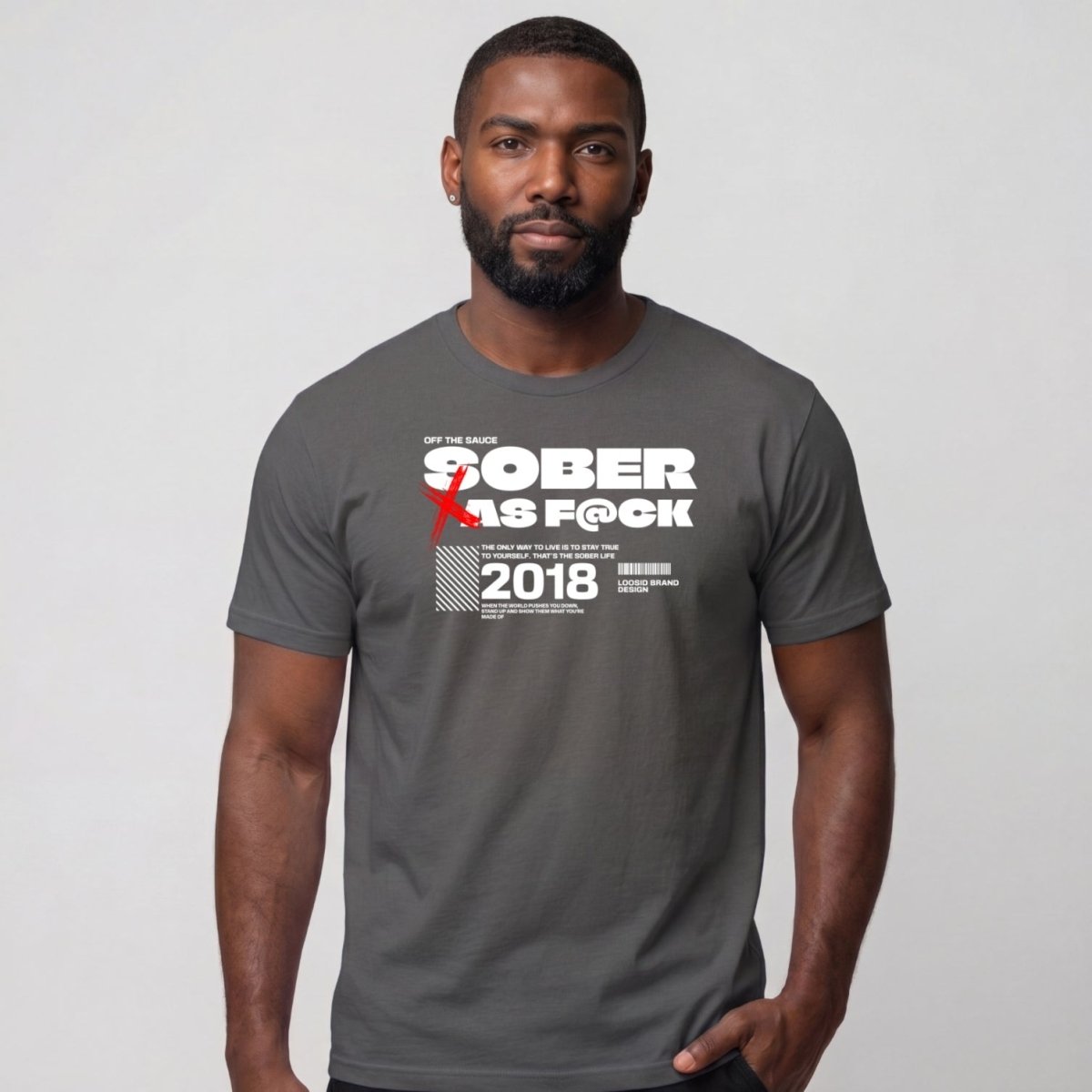 Sober T Shirt | Men's Sober As F*ck Tee
