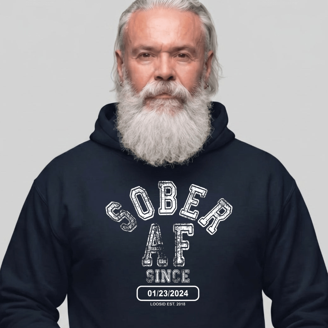 Recovery Hoodie | Men's Sober AF Hoodie