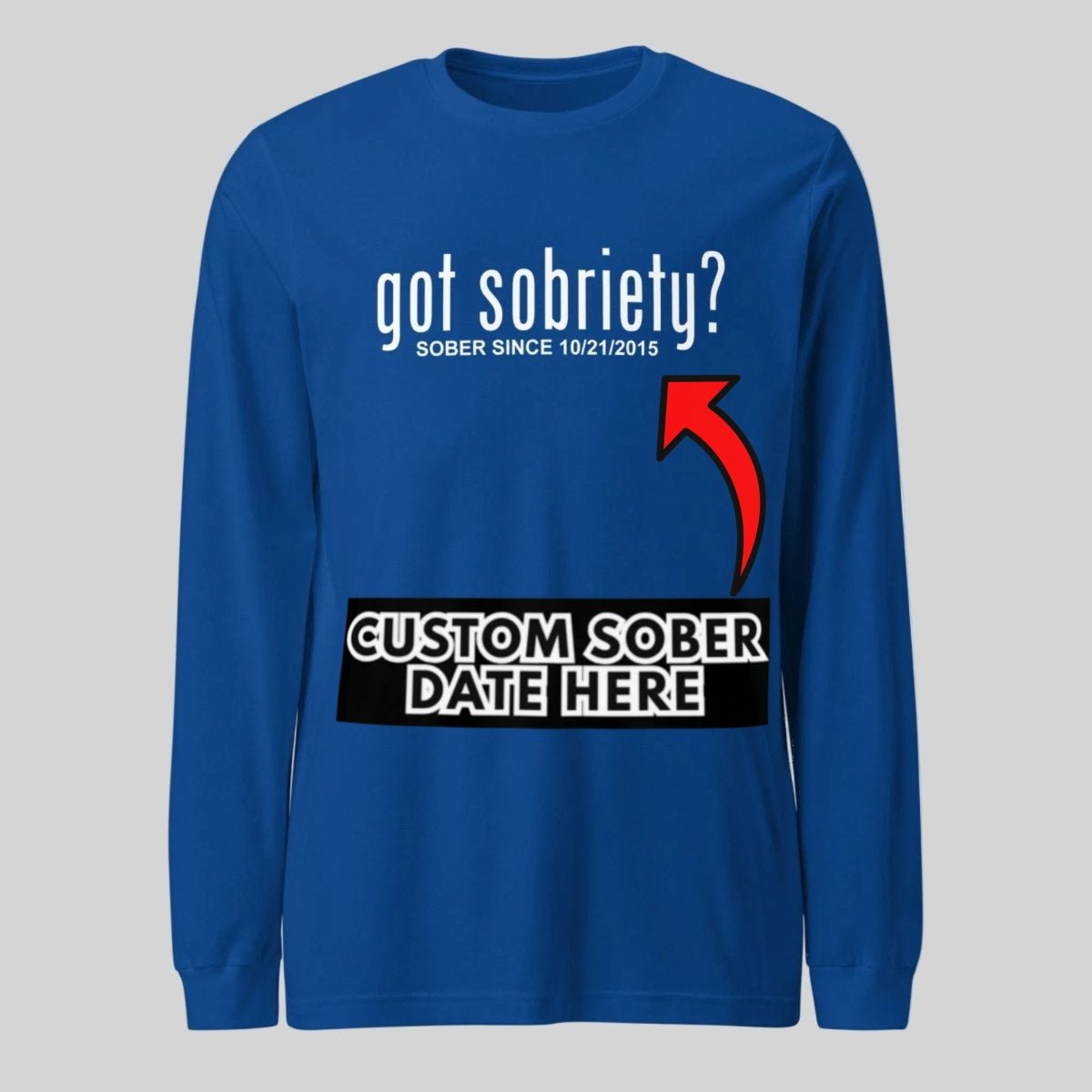 Long Sleeve Sober Sober T Shirt fit detail (view 19)