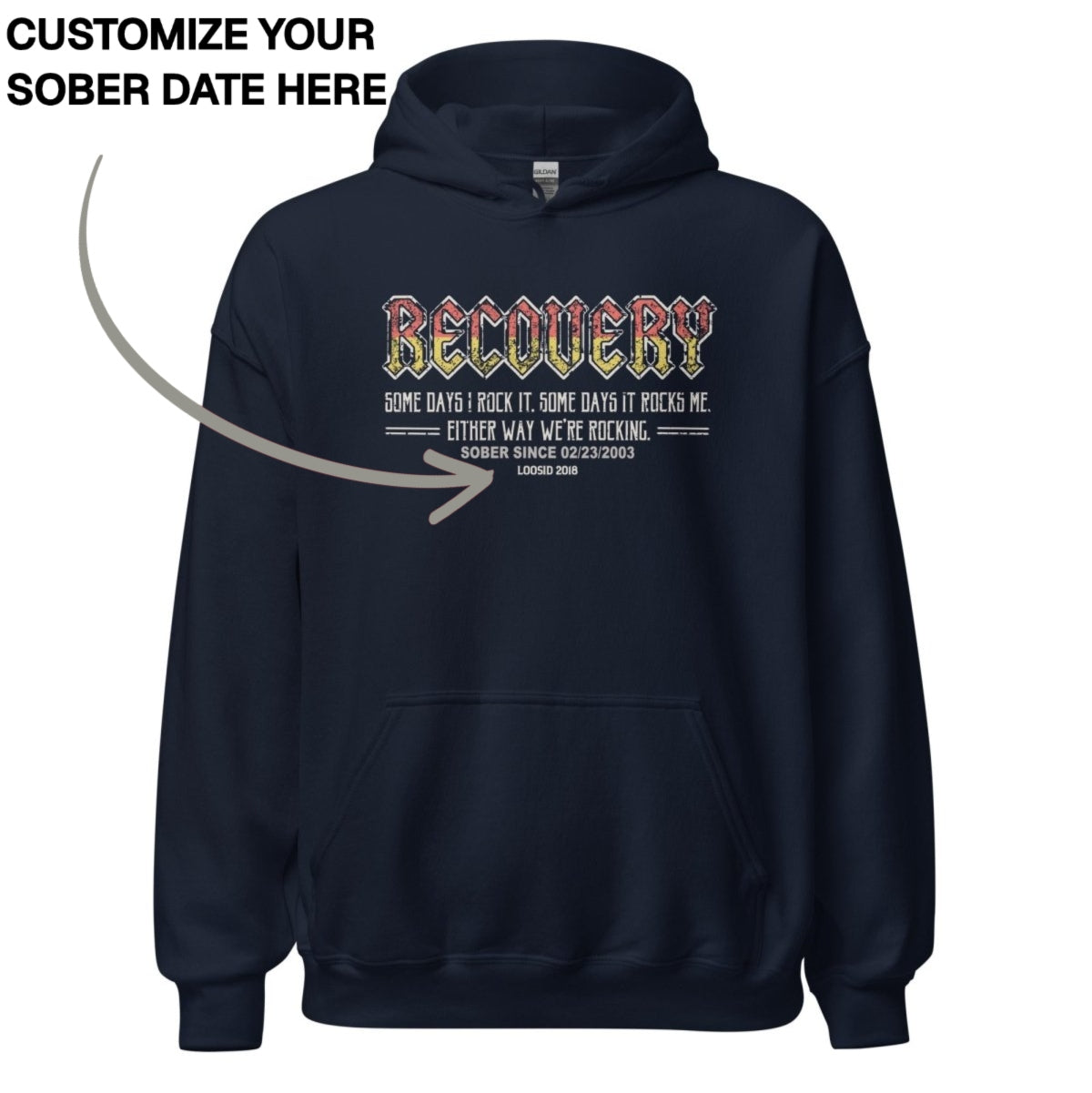 Recovery Hoodie | Men's Recovery Rocks