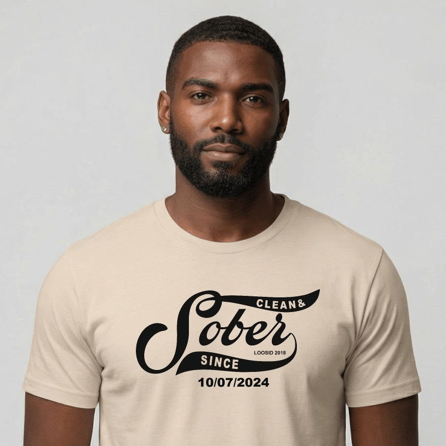 Sober T Shirt | Personalized Sober Since Shirt with Custom Date