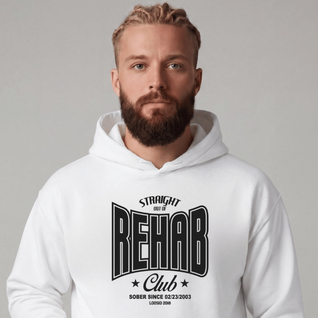 Recovery Hoodie | Men's Straight Out of Rehab Club