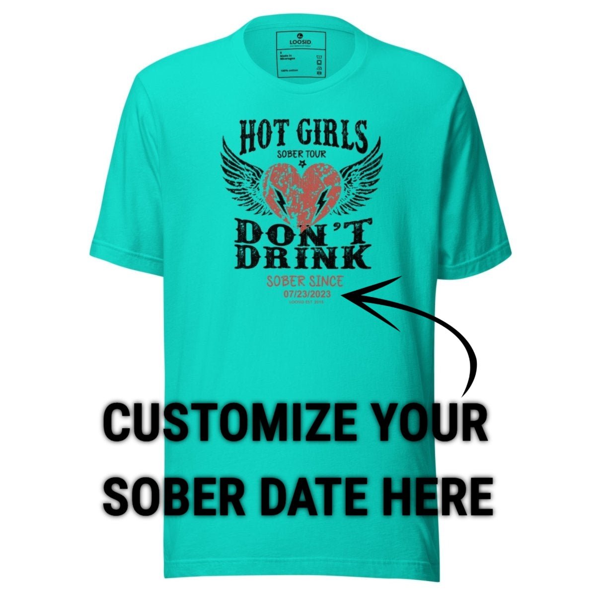 Sober T Shirt | Women's Hot Girls Don't Drink