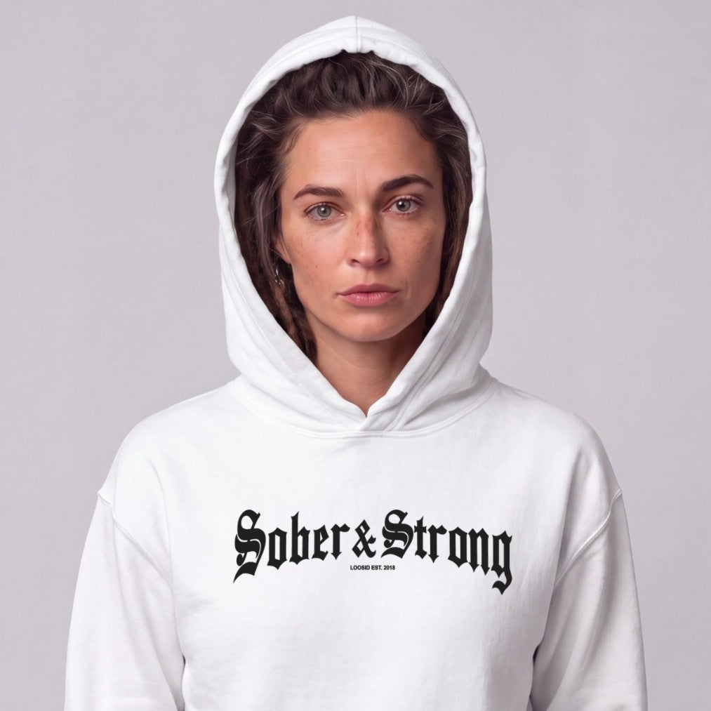 Recovery Hoodie | Women's Old School Sober & Strong