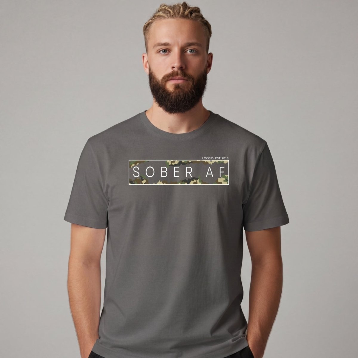 Sober T Shirt | Men's Sober AF Camo