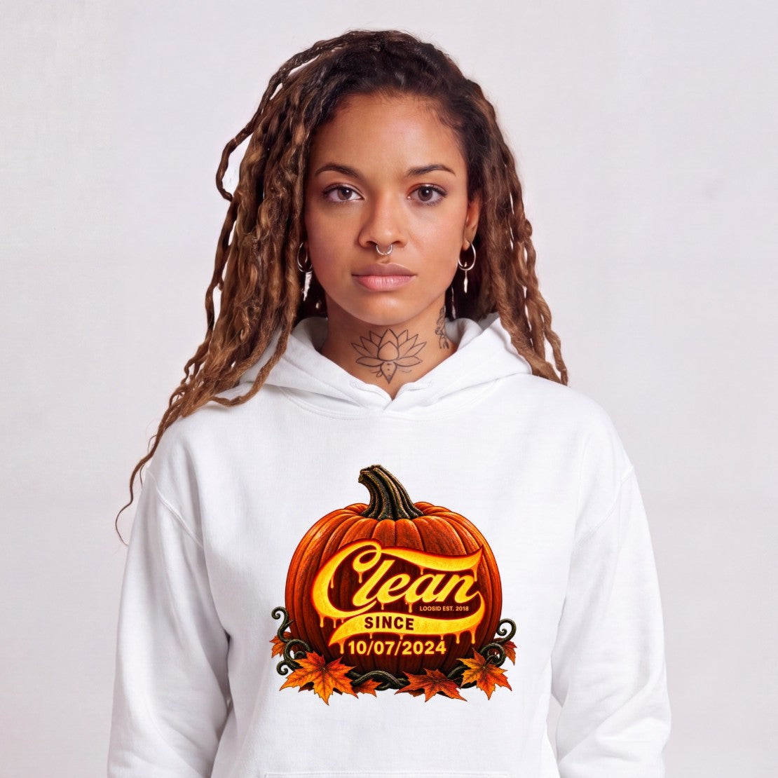 Recovery Hoodie | Women's Clean Since Pumpkin