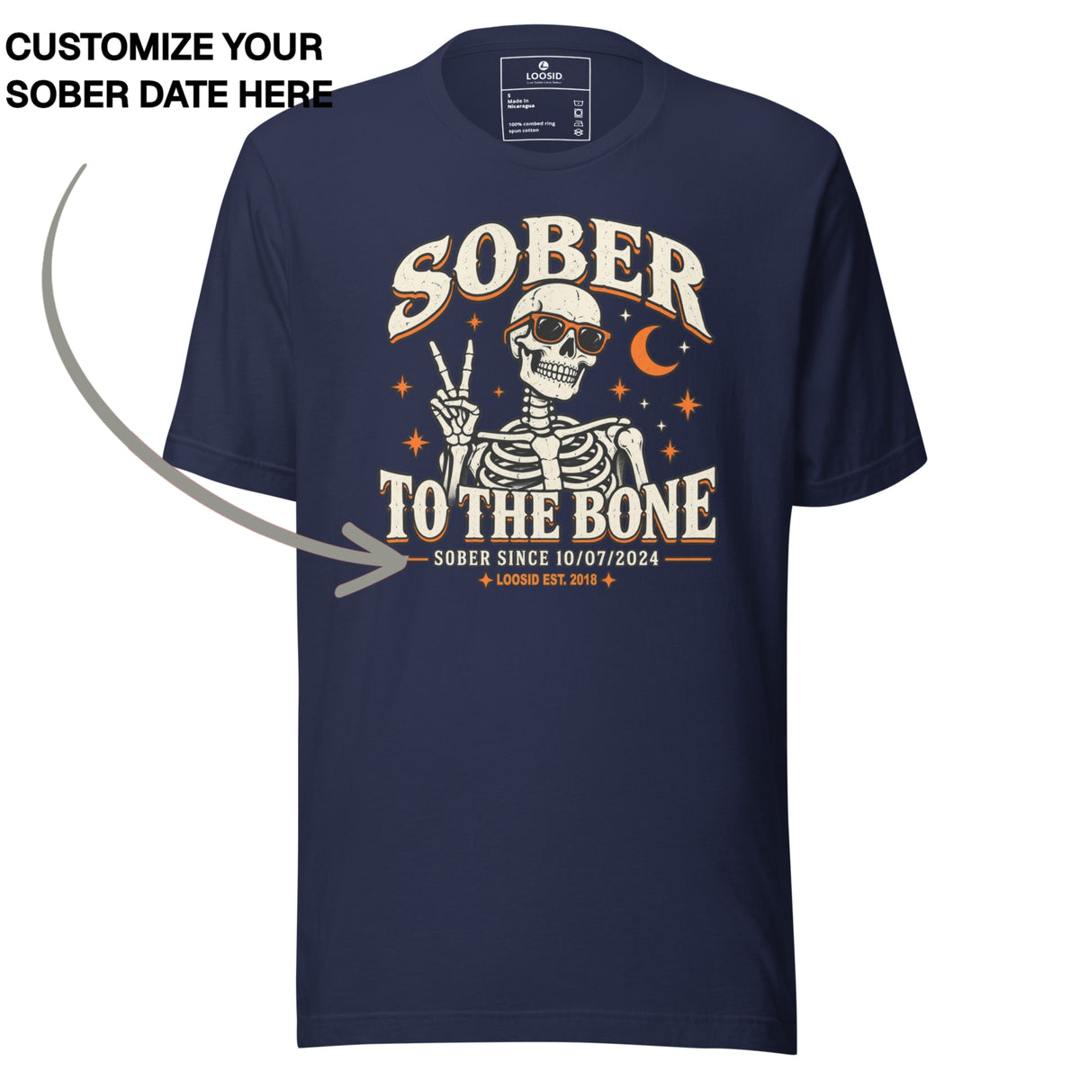 Sober T Shirt | Women's Sober to The Bone
