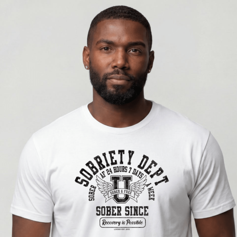 Sober T Shirt | Men's Sobriety Dept 24/7