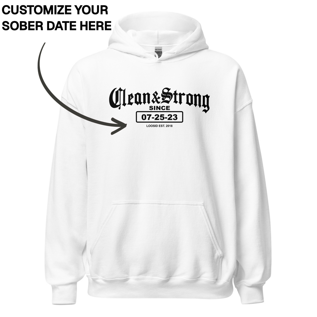 Recovery Hoodie | Women's Old School Clean & Strong
