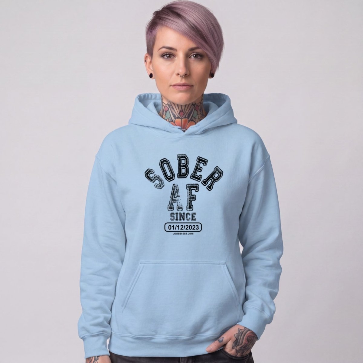 Recovery Hoodie | Unisex Sober AF Since