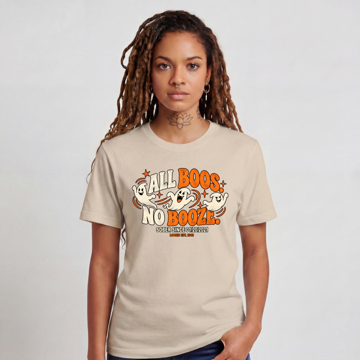 Sober T Shirt | Women's All Boos No Booze
