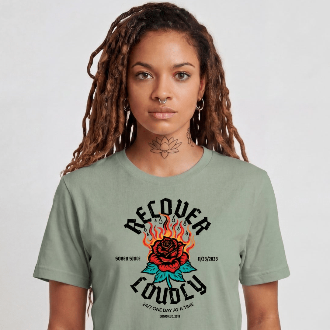 Sober T Shirt | Women's Recover Loudly